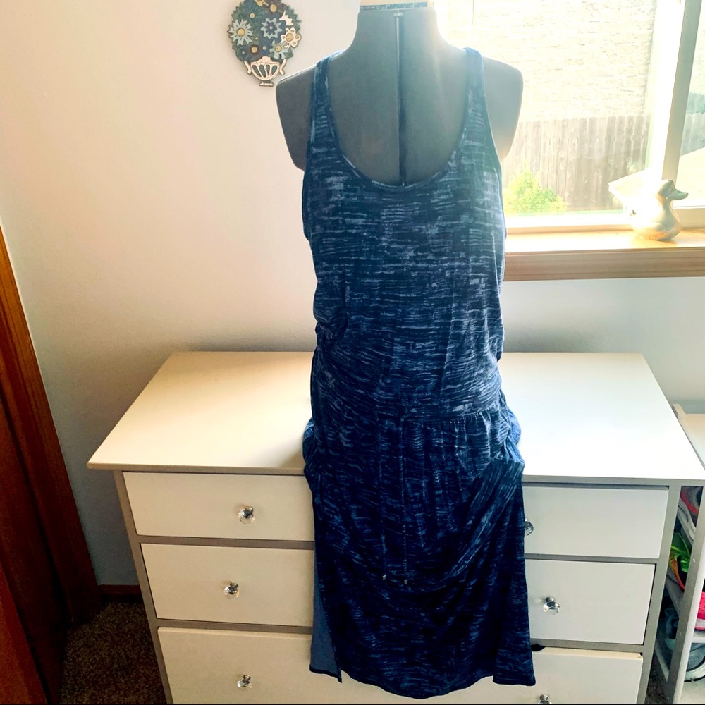 Athleta maxi dress with built in bra